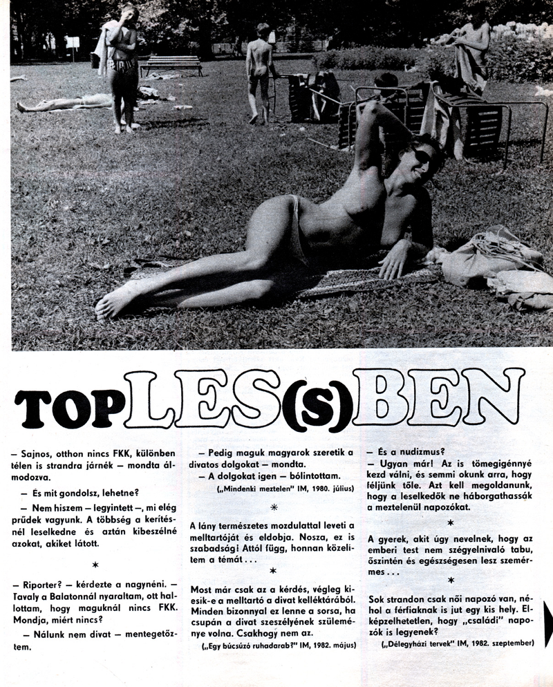 Illustration for article titled Pucér nők és annyi más érdekes, 2. rész: A nuditelep ajtaja